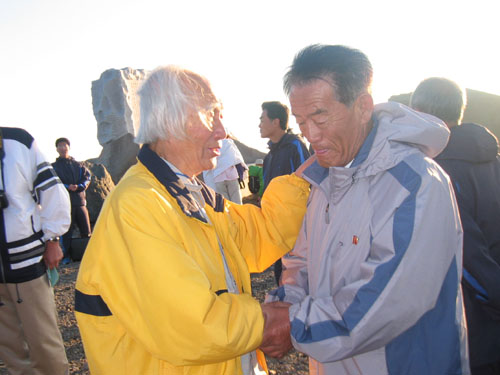 한국 최고령 참가자 이기형 시인과 강진이 고향인 오영재 시인 